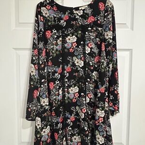 Miami Black Floral Top